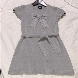 Girls dress EUC! Gray. Sz 7/8